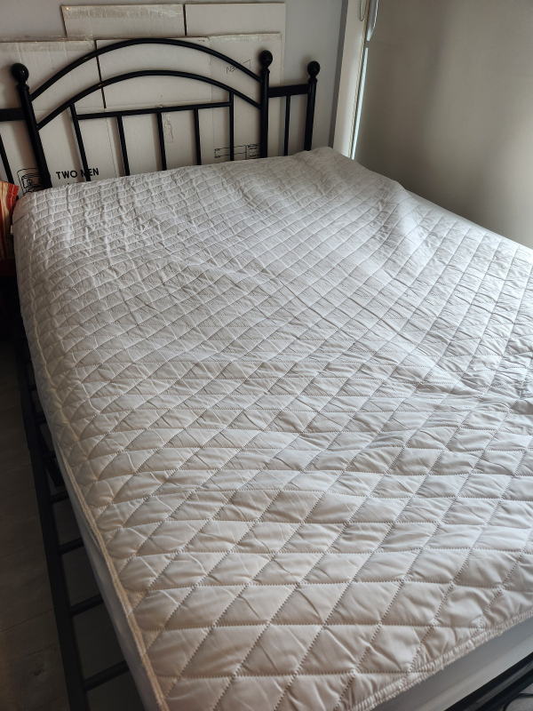 Queen bed and mattress