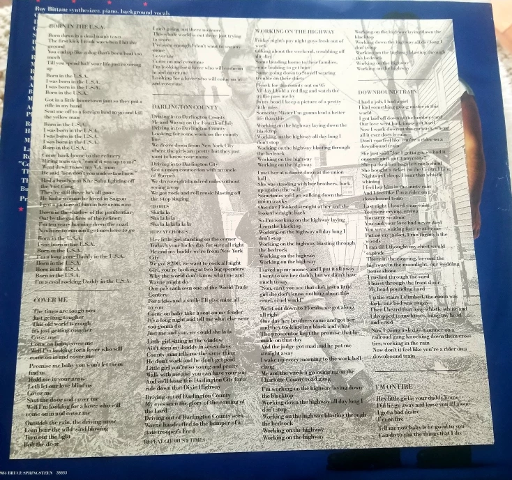 Authentic 1984 Bruce Springsteen Born in the USA 12" Vinyl image indicator(8)