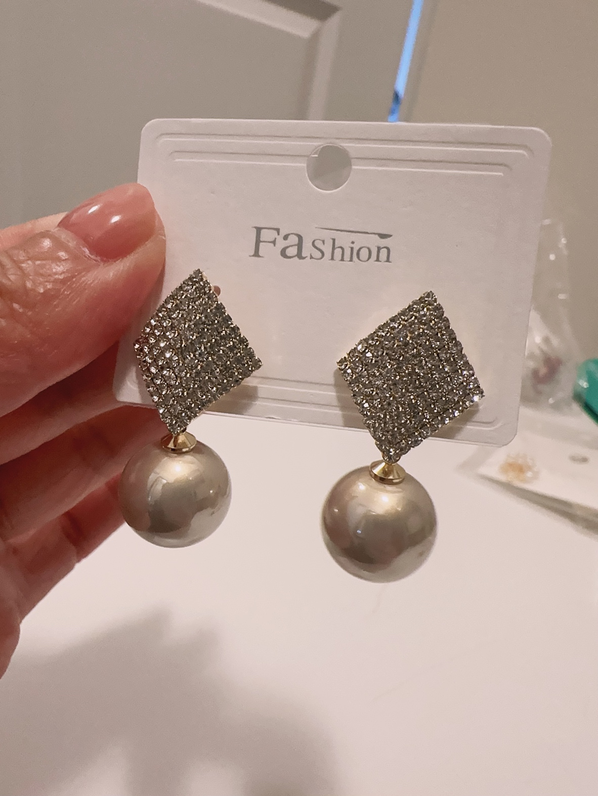 Drop earrings - photo 2