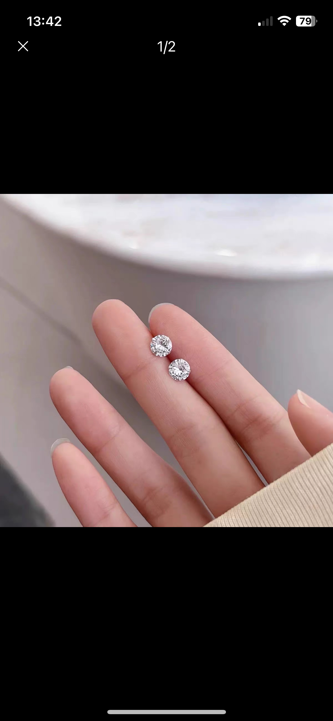 New diamond earrings - photo 4