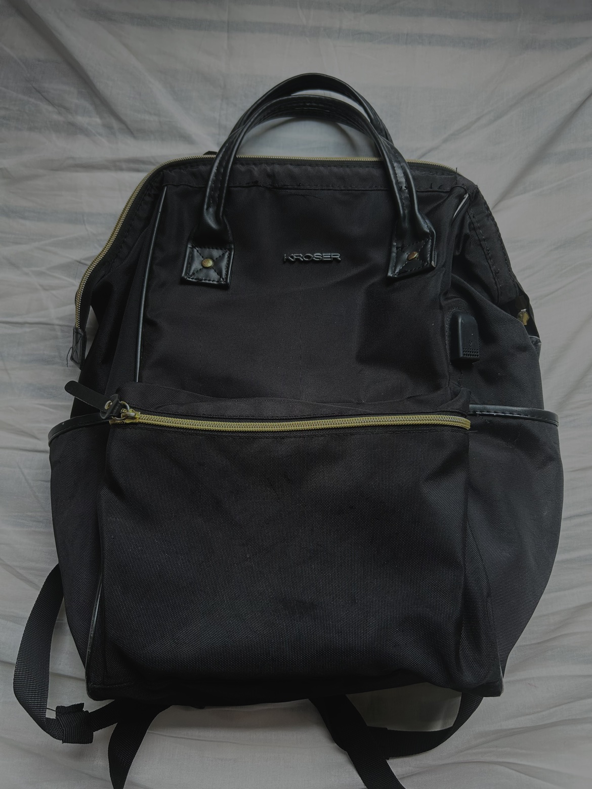 Black backpack