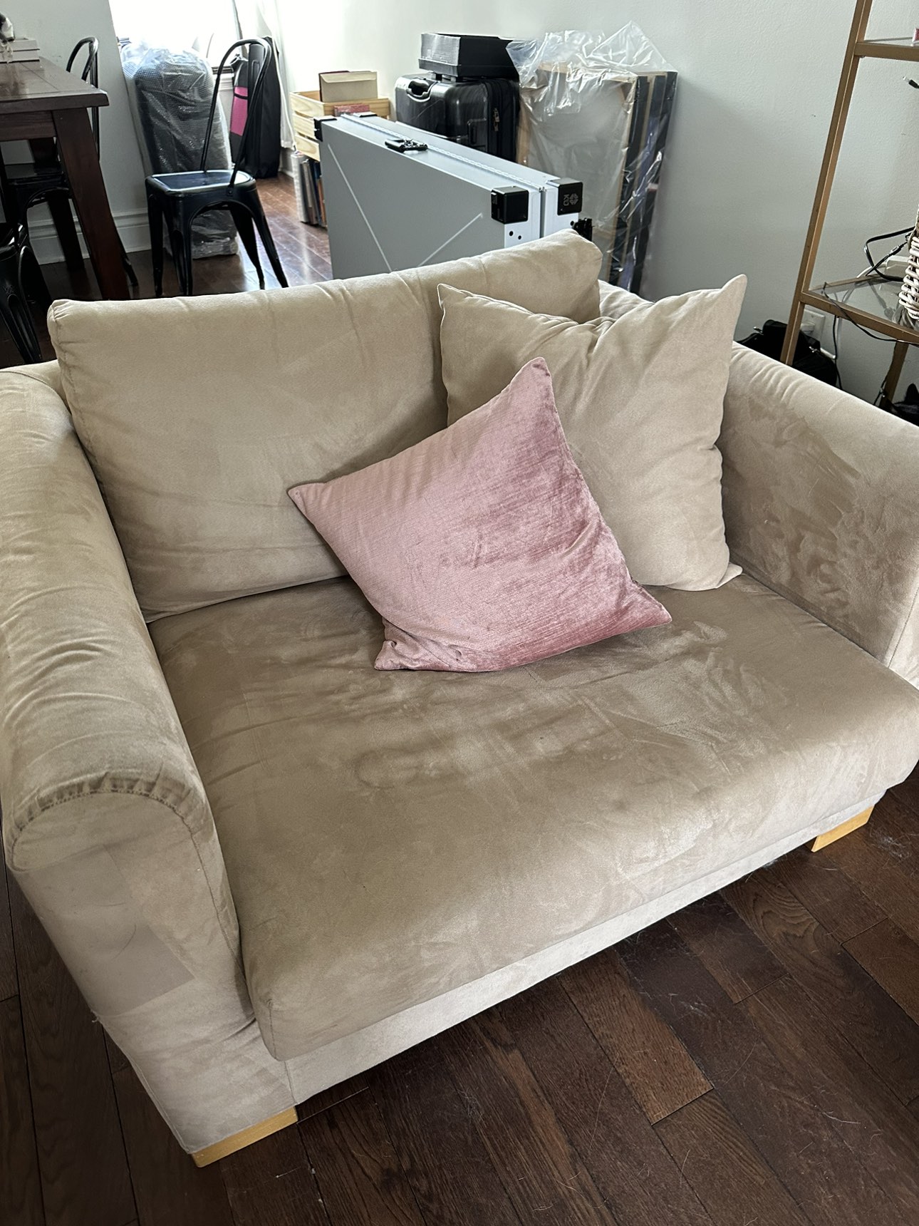 Comfiest Beige Armchair/Couch/Loveseat EVER thumbnail