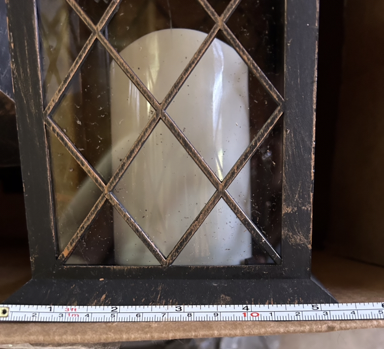 Rustic candle lantern battery - photo 4