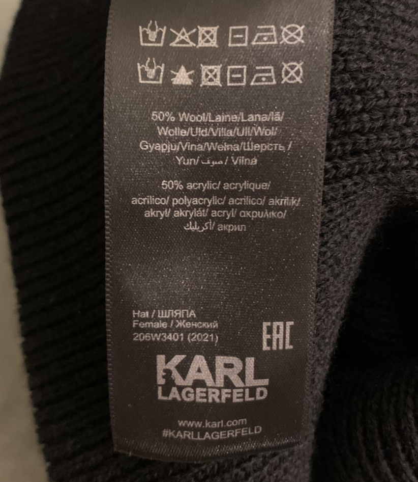 Karl Lagerfeld 50% wool Woman’s Hat - photo 4