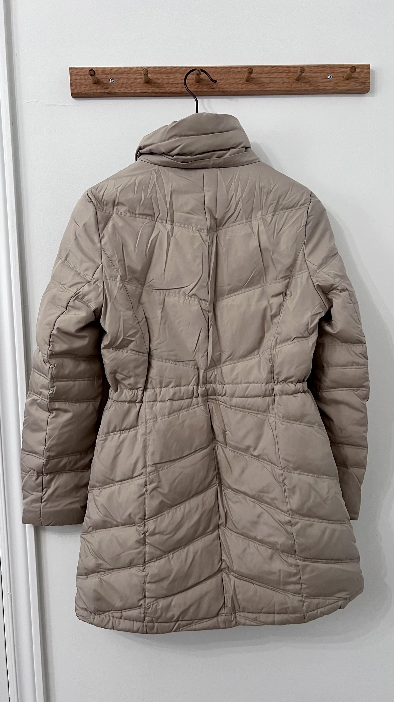Beige Winter Jacket in Medium #freecycle image indicator(2)