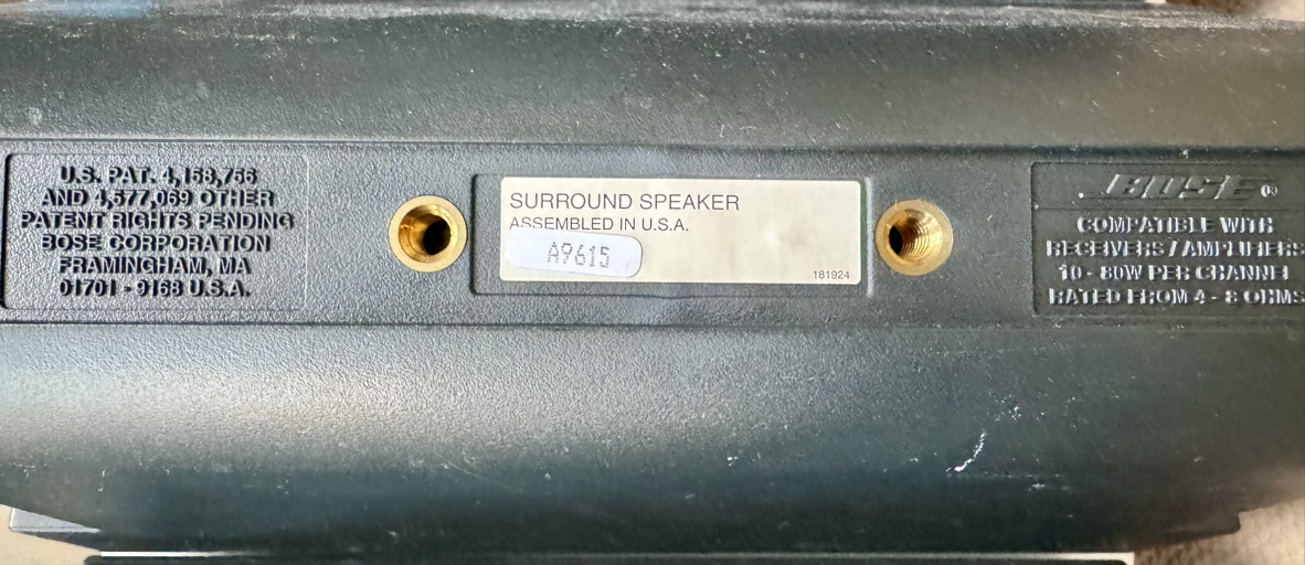 Bose v300 surround speakers - photo 4
