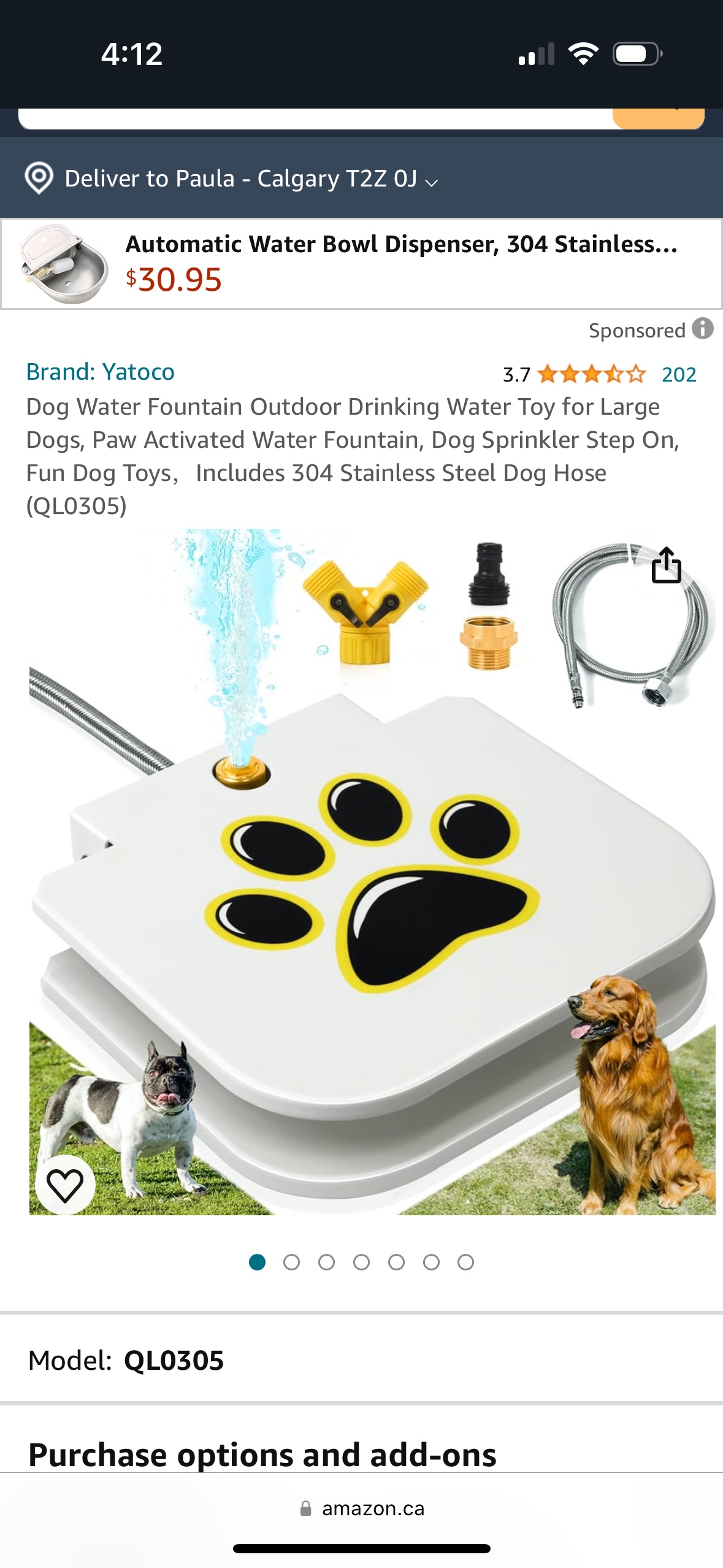 Outdoor Dog Water fountain - photo 2