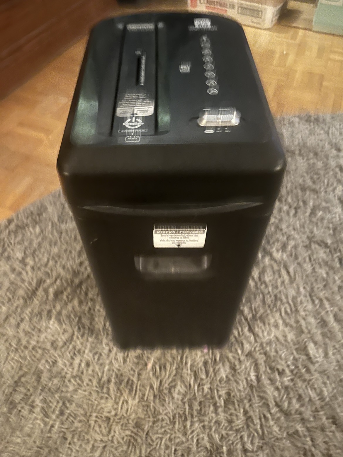 12 sheet shredder