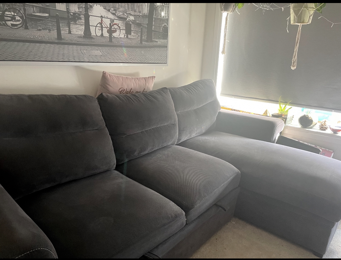 3 seater couch SOLD AS IS thumbnail
