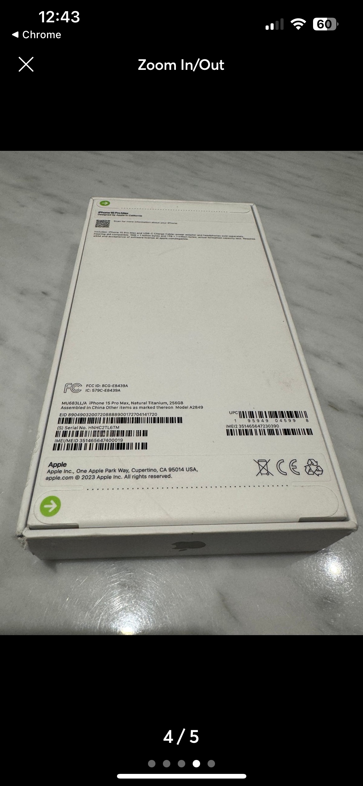 Iphone 15 pro max 1tb - photo 2