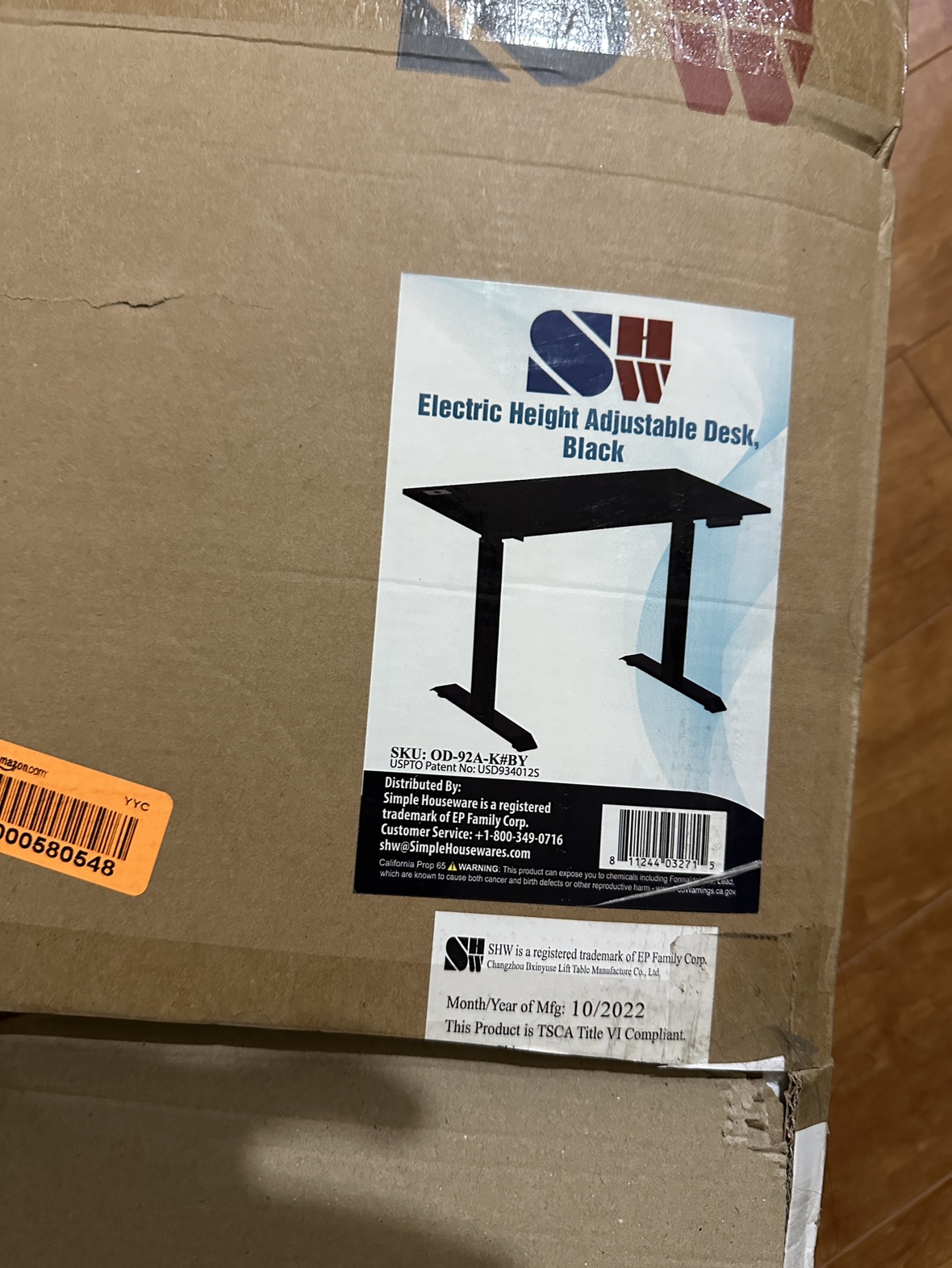 SHW ELECTRIC HEIGHT ADJUSTABLE DESK - photo 2