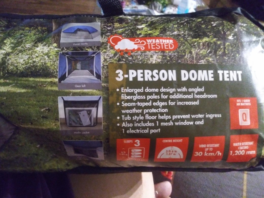 Dome tent for summer