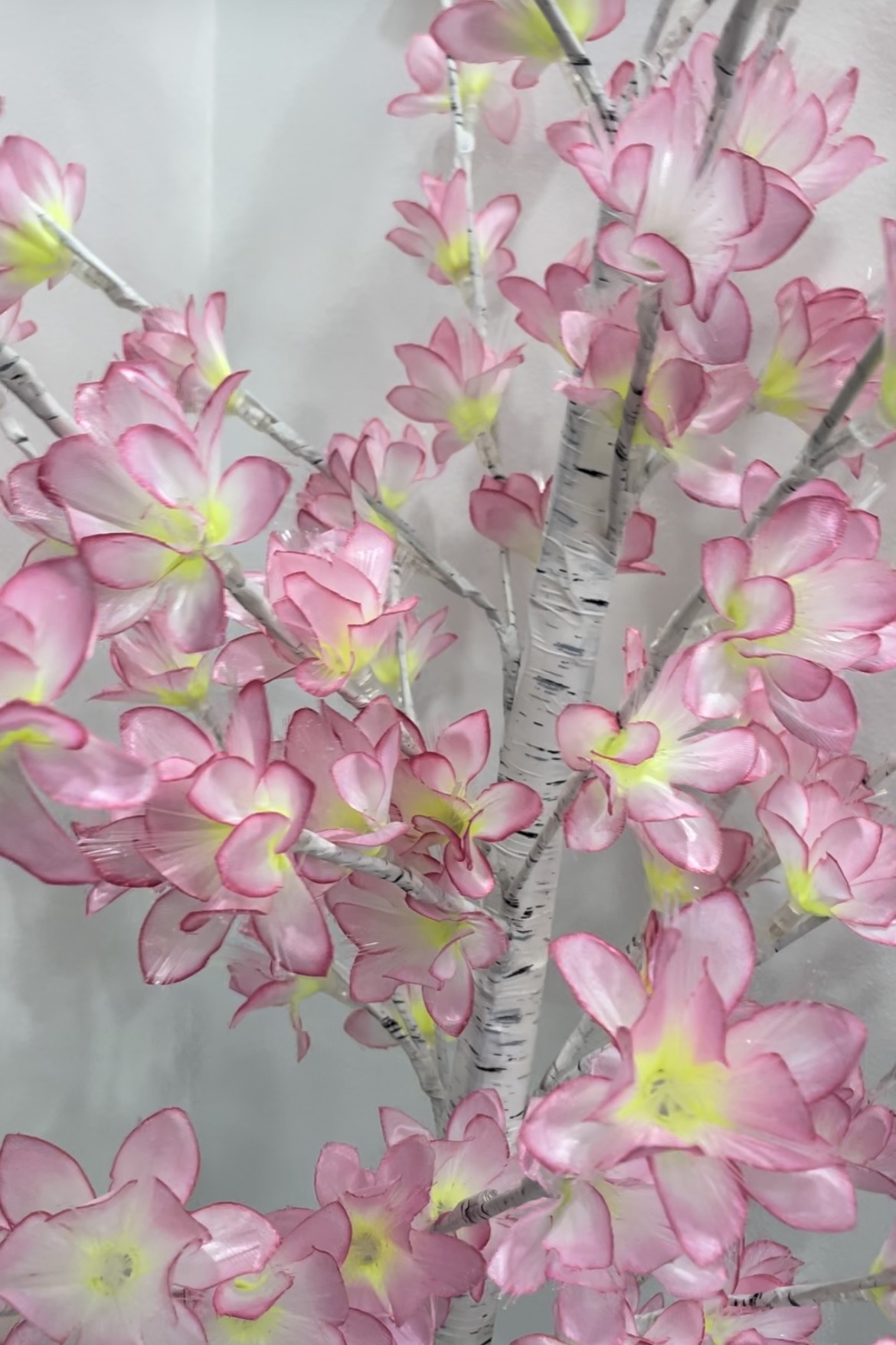 Brand new Artificial pink flower led tree for decoration image indicator(6)