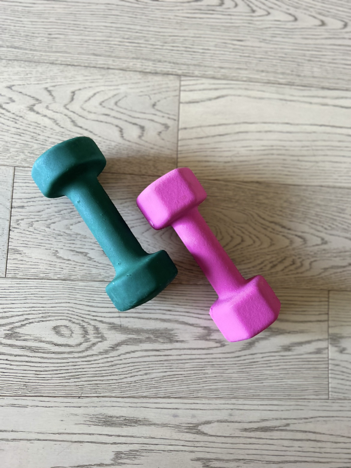 2 x 5 lbs weights