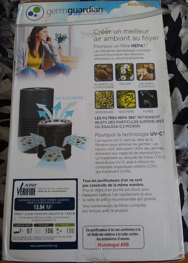 4 en 1 Air Purifier / BNIB - photo 2
