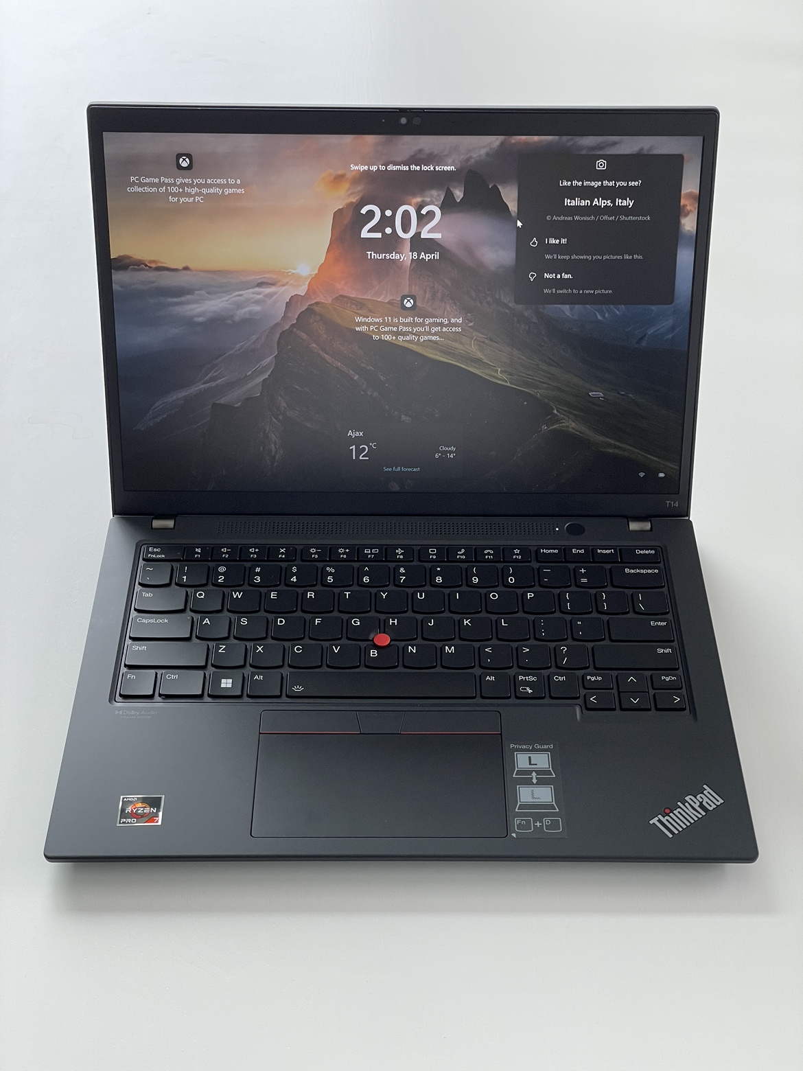 Thinkpad T14 Gen 3 (14” AMD) Ryzen 7 Pro 6850U 32GB RAM 1TB SSD - photo 3