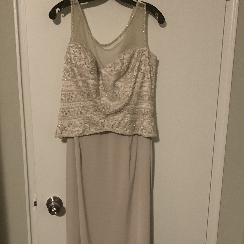 Beautiful beige gown image indicator(3)