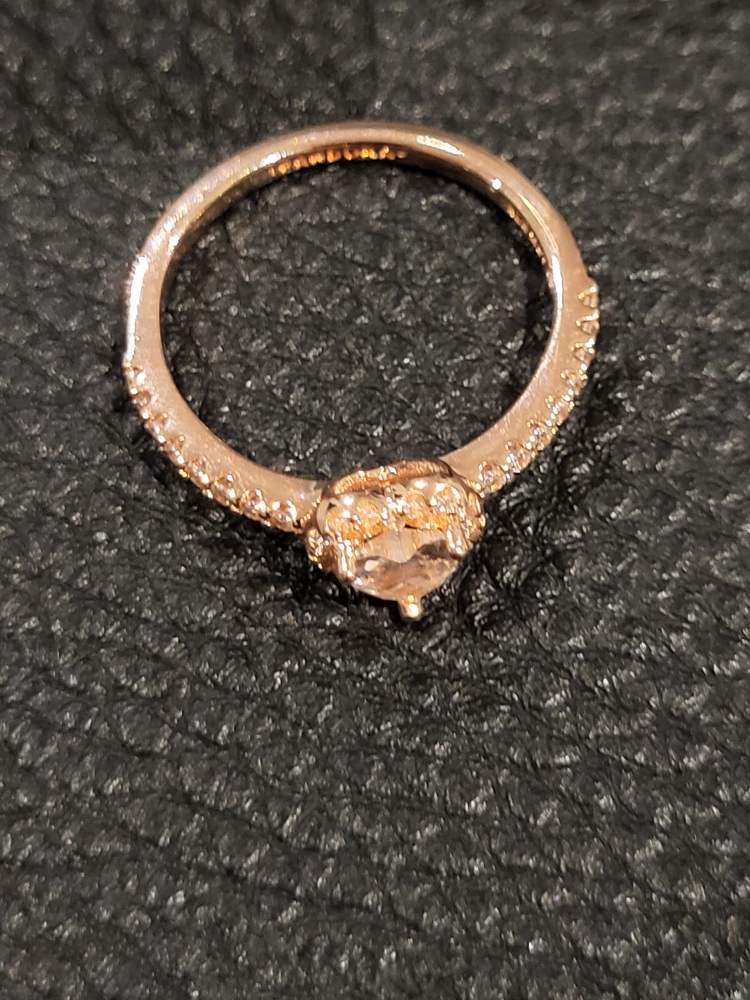 Sparkling Elevated Heart Ring image indicator(2)