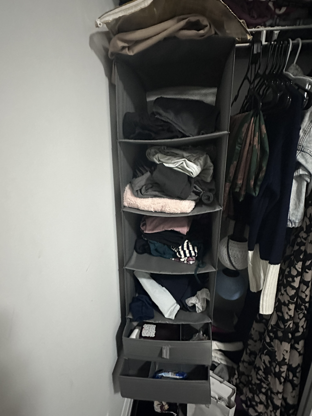 IKEA - Organizer with 6 compartments, dark gray, 35x45x125 cm - photo 3