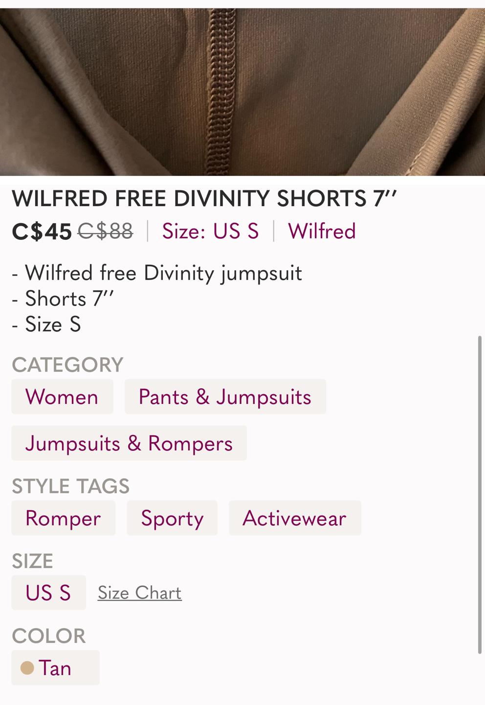 Free gift w/ purchase with ARITZIA Romper - photo 5