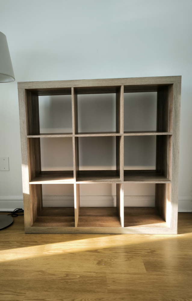 Shelf unit, Kallax, Natural wood