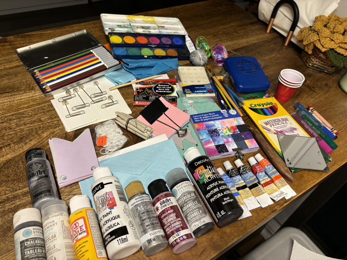 Assorted craft supplies thumbnail