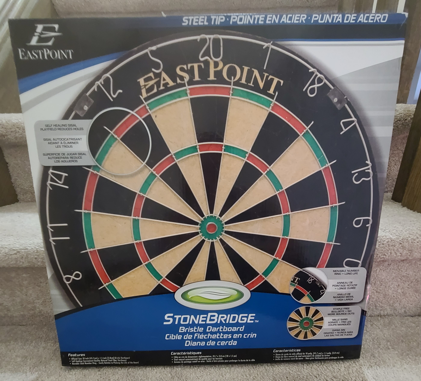 EASTPOINT STONEBRIDGE BRISTLE DART BOARD