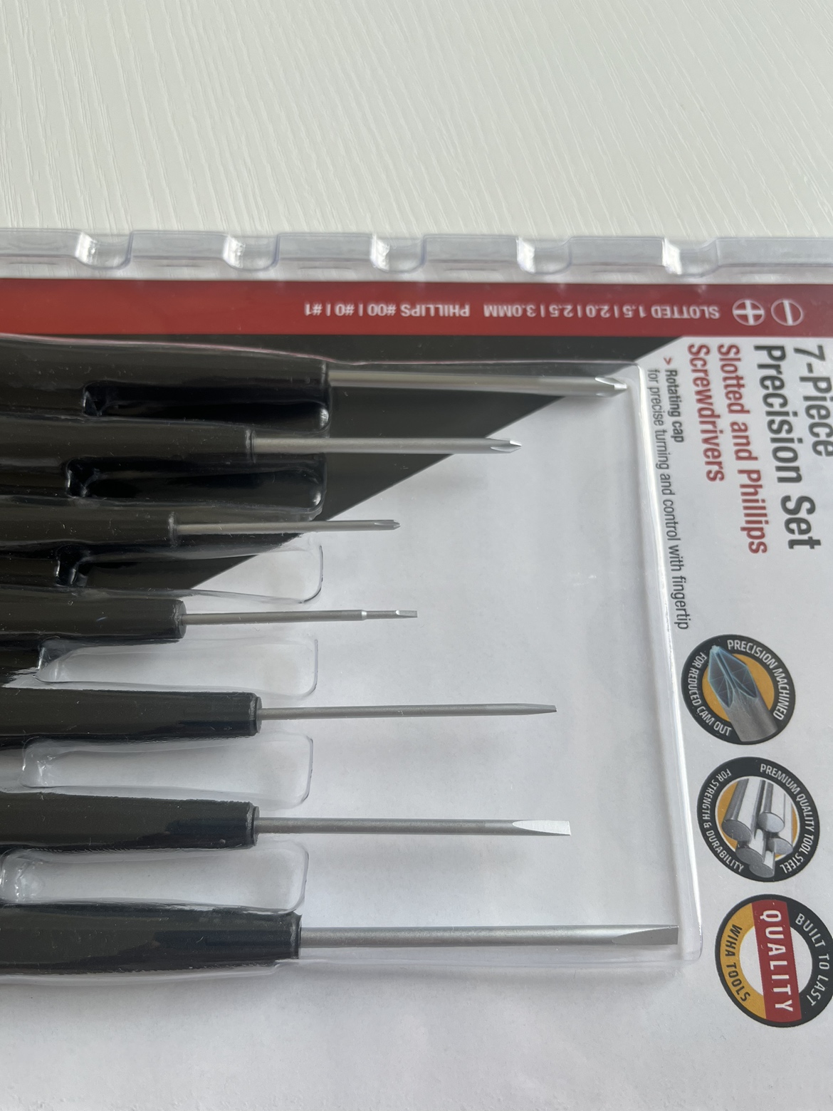 Precision Slotted,  Phillips Screwdriver Set - photo 3