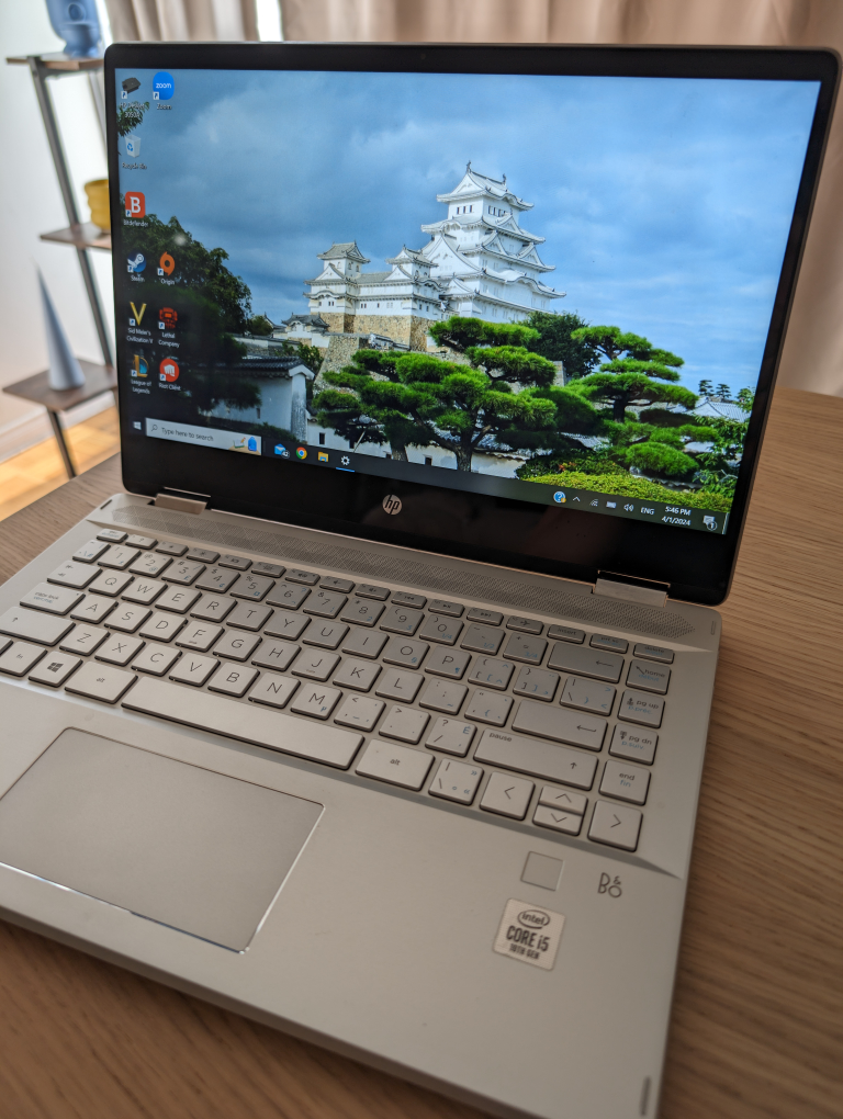 HP Pavilion x360 14" Touchscreen Laptop (i5-8GB RAM-256GB SSD)