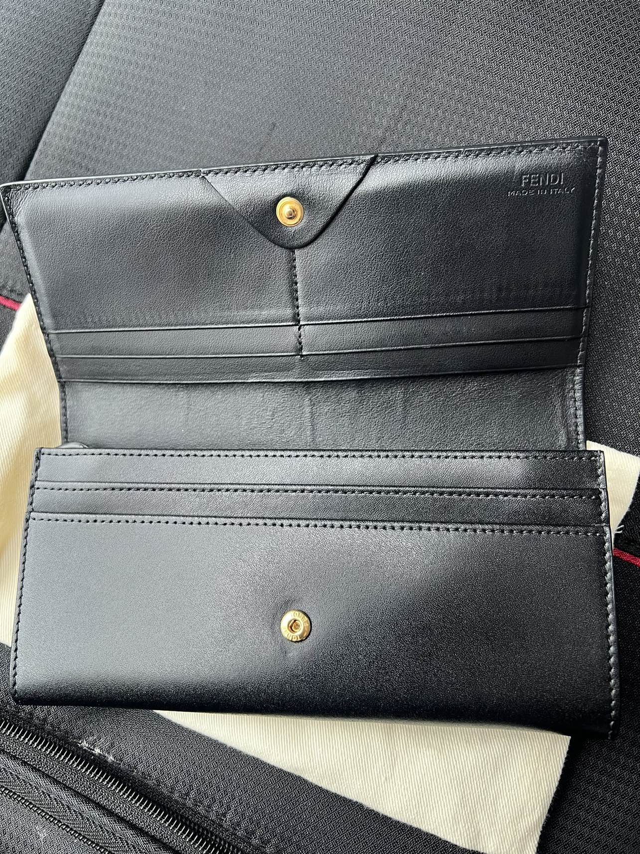 Fendi long wallet - crayon - monster bugs eyes long wallet image indicator(4)