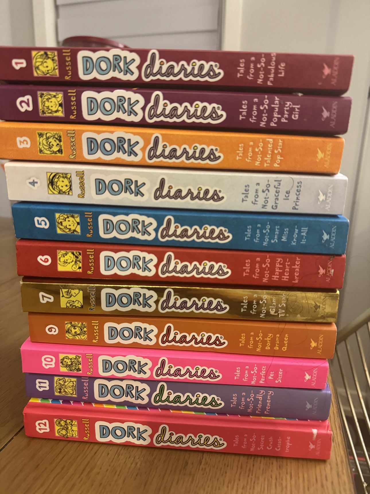Dork  diaries books 1-13 thumbnail