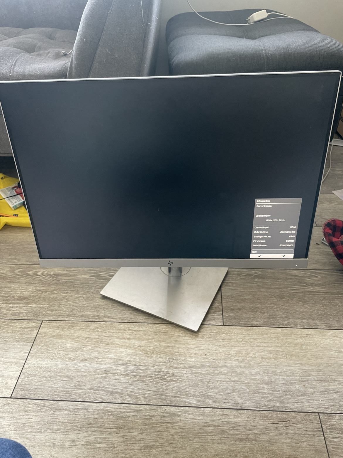 Hp Monitor 21X14 inches