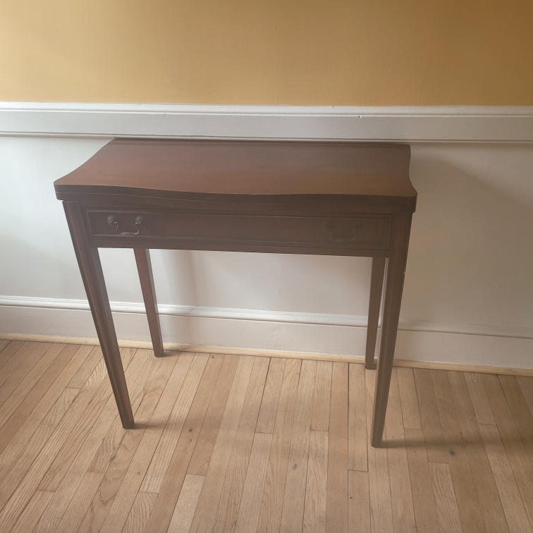 Antique Foyer Console Game Hall or Dining Room Sideboard Table
