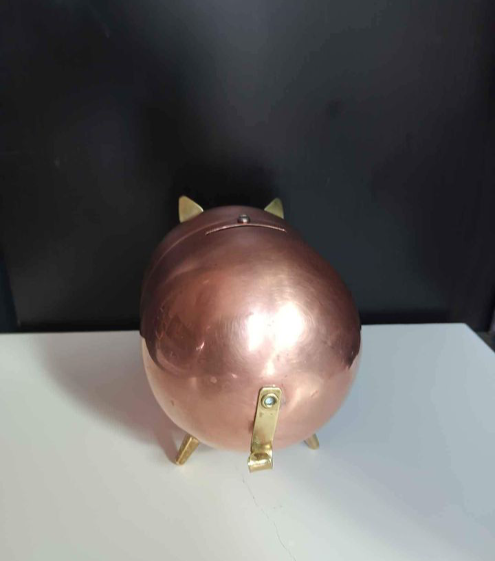 🥕Vintage Copper Craft Piggy Bank 🥕 - photo 5