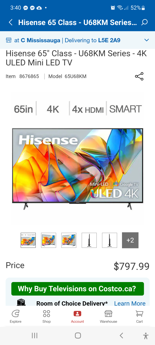 Hisense google smart tv - photo 2