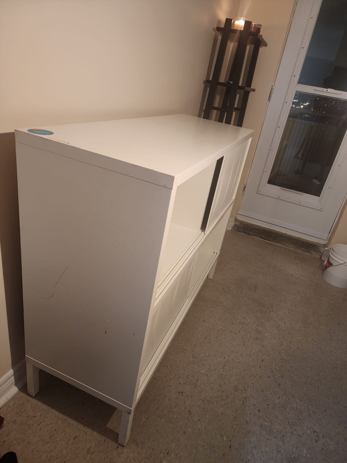 IKEA kalknas cabinet with sliding doors - photo 2