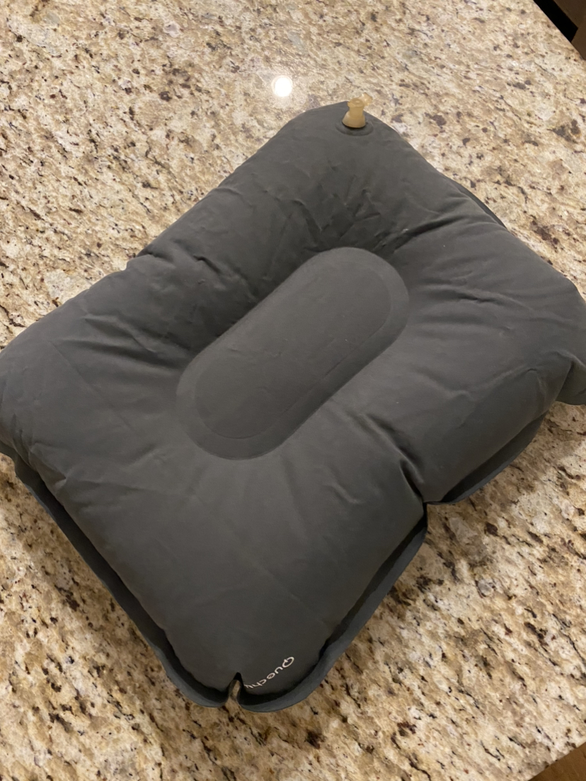 Camping air inflatable pillow travel thumbnail