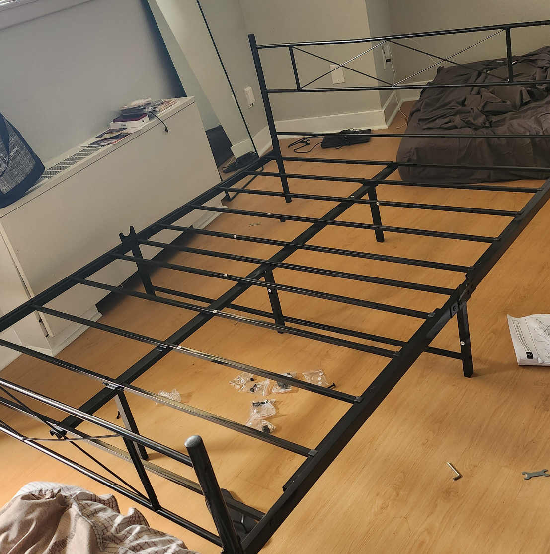 Metal bed frame Queen size