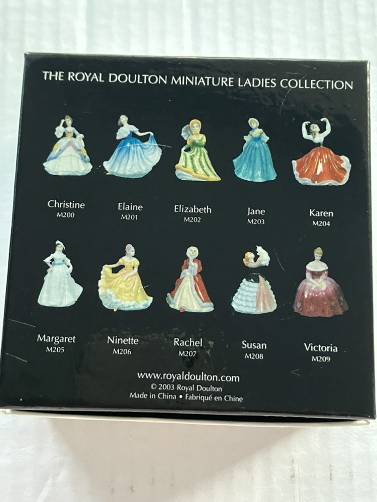 Royal Doulton Victoria Miniature Ladies Figurine 2003 - photo 5