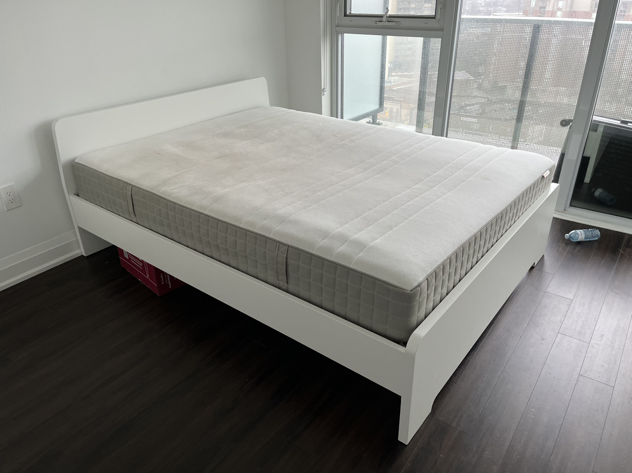 Queen Bed frame + support