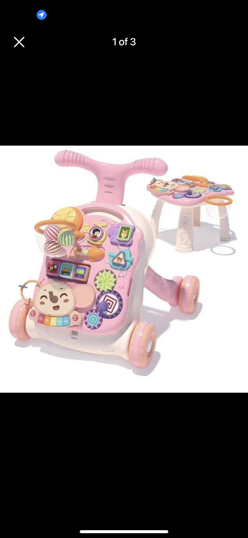 Baby walker / activity table