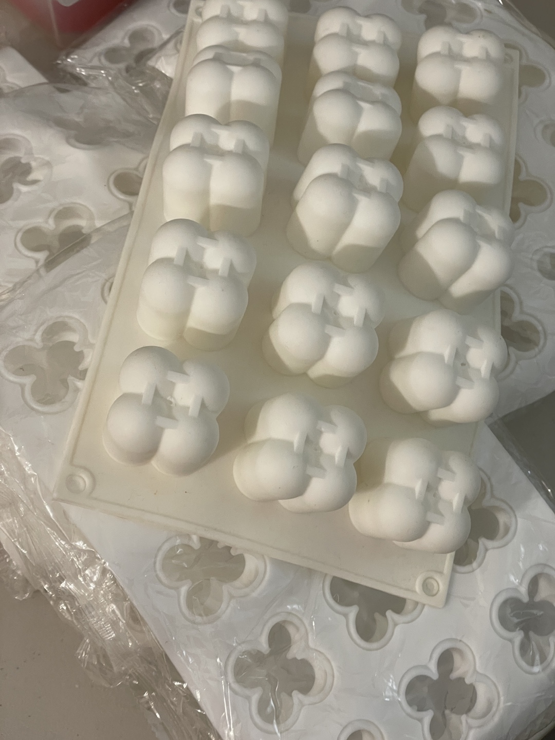 Silicone molds, 3.5cm cube trays - photo 3