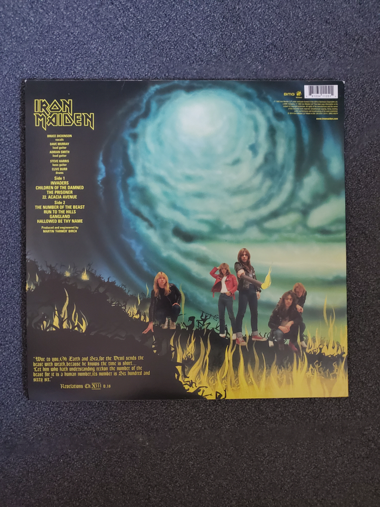 Vinyl Record: Iron Maiden(The Number of the Beast) - photo 2
