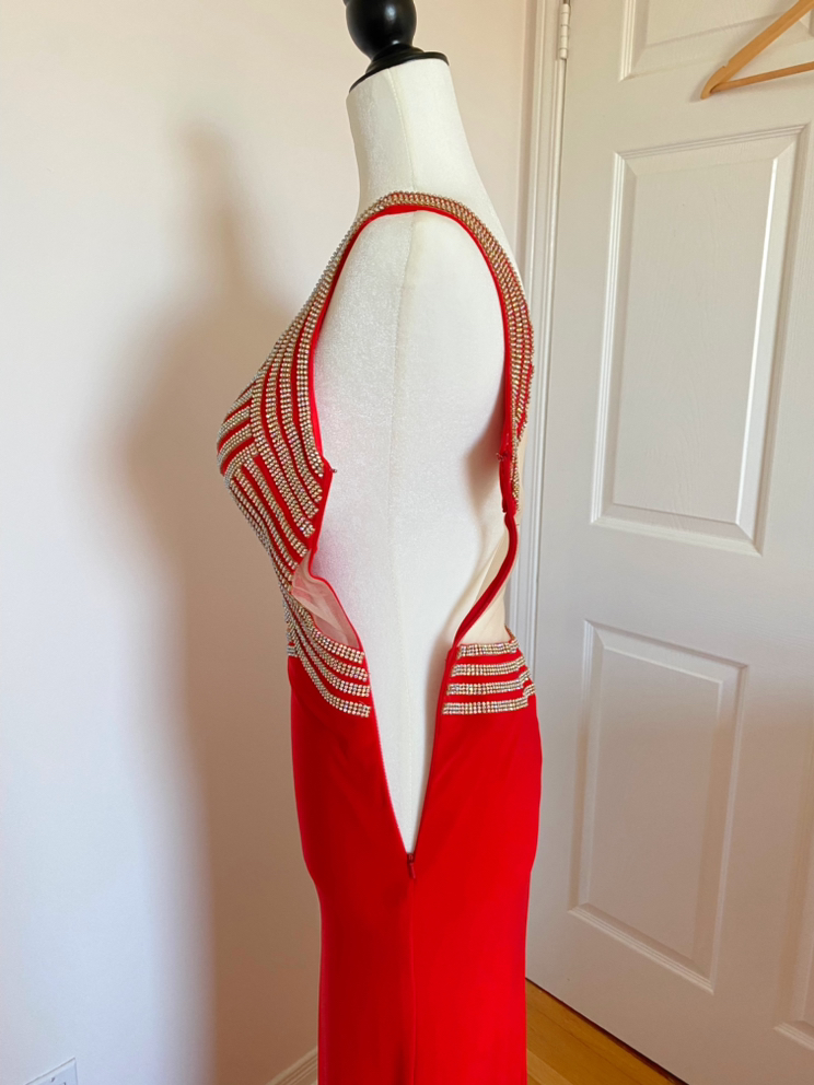 Glamorous Red Prom Dress image indicator(8)