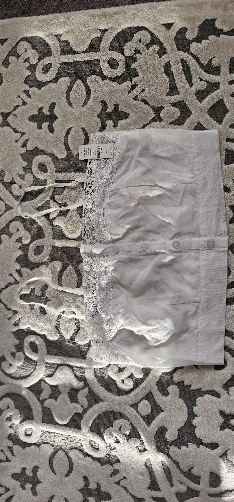 White crop top button up front