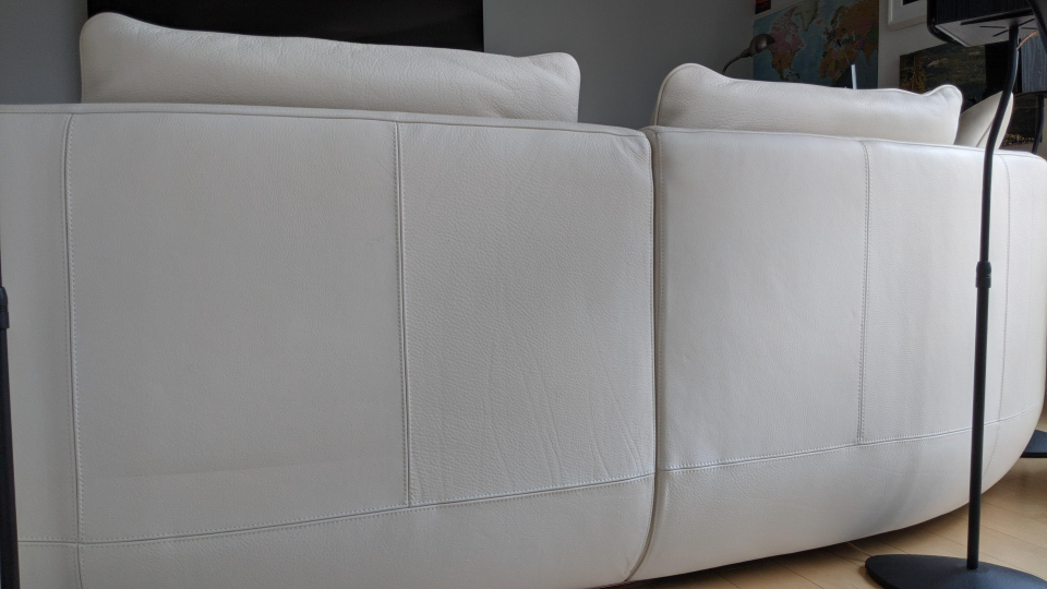 White Leather Couch image indicator(9)