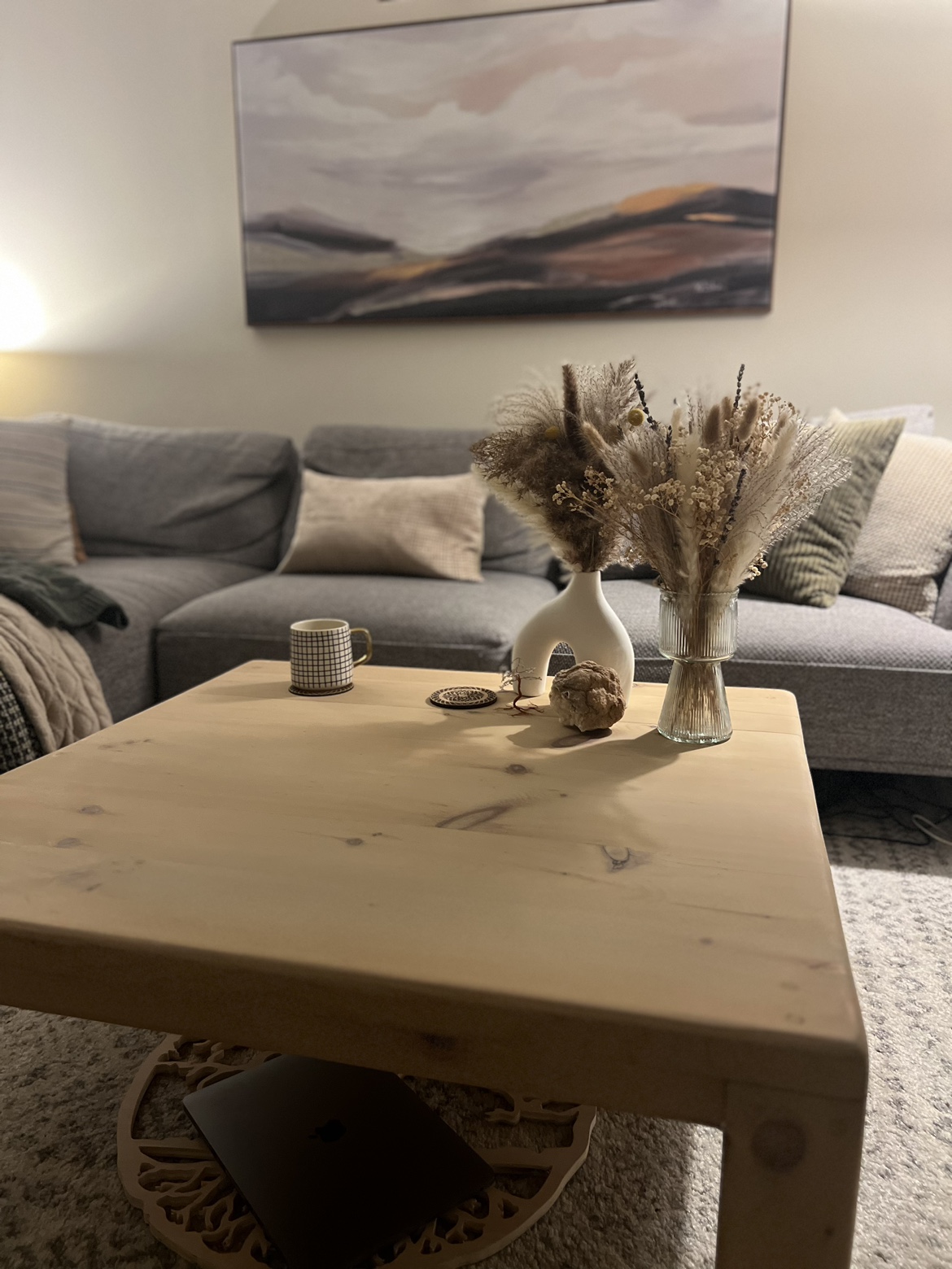 Solid wood coffee table - photo 5
