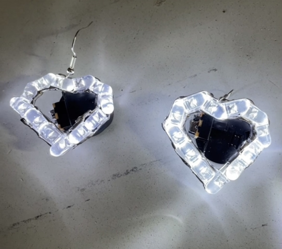 1 pair of LED light up Glowing Earrings - photo 3
