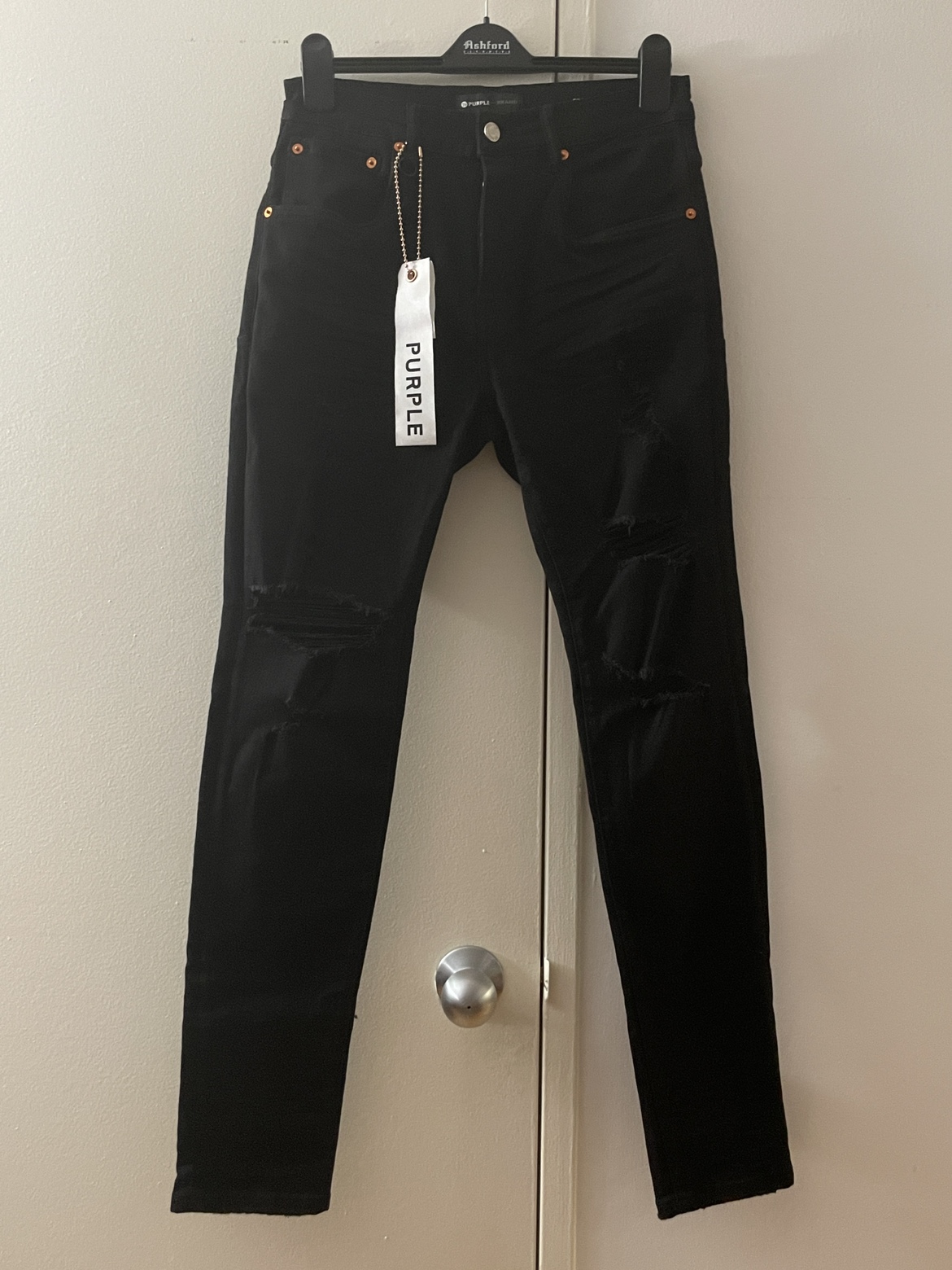 Black Purple jeans size 32