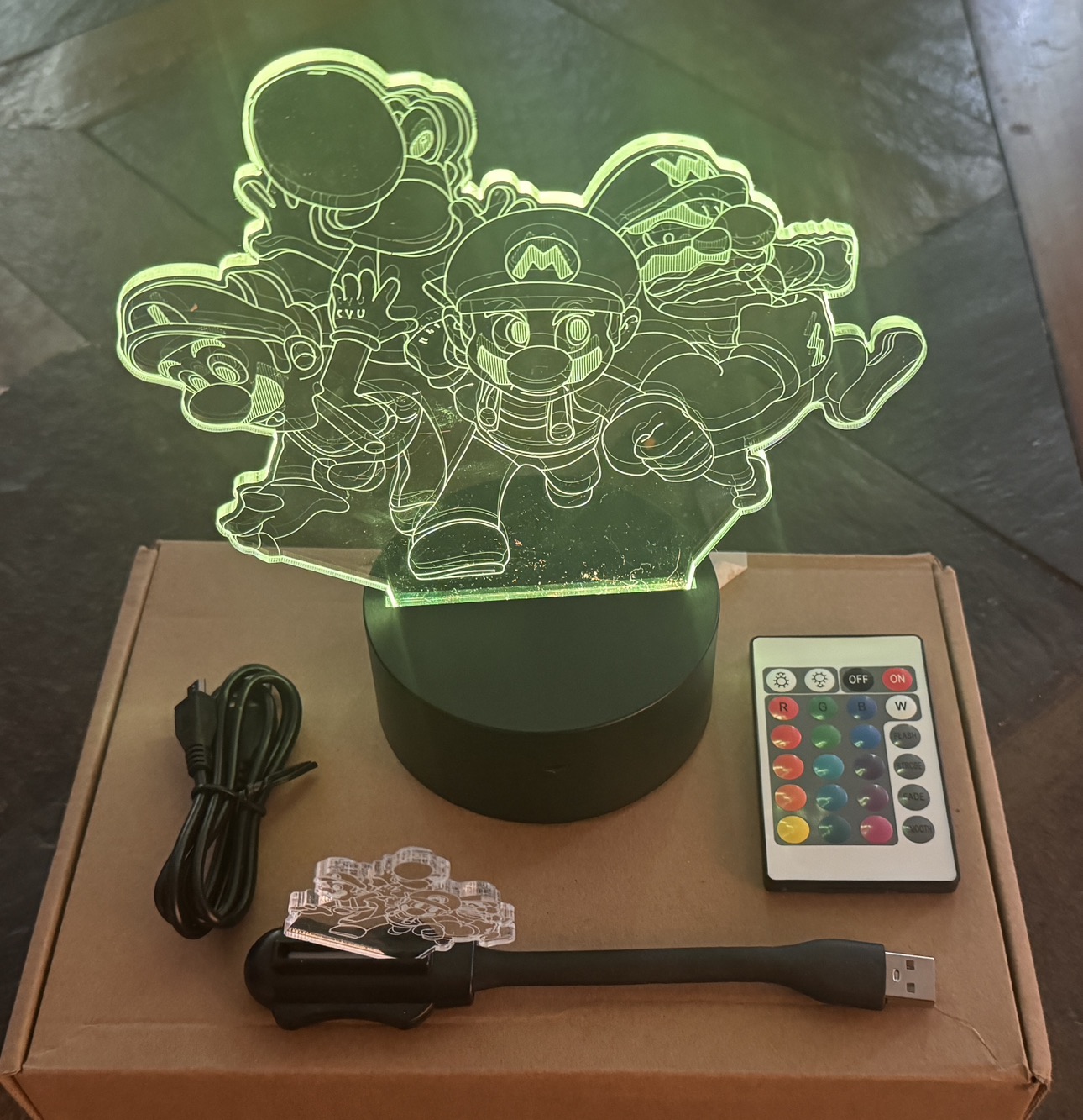 Super Mario light and USB nightlight image indicator(3)